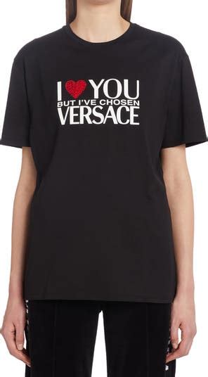 i love versace shirt|Versace collection t shirts.